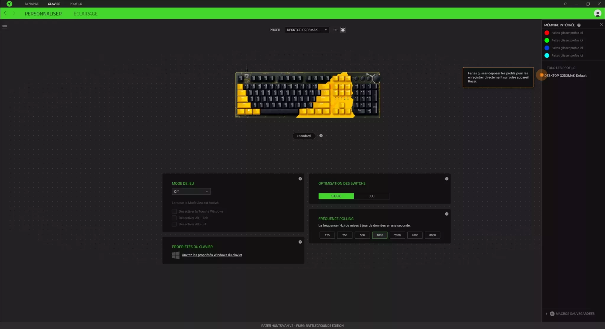 RAZER Huntsman Synapse 003