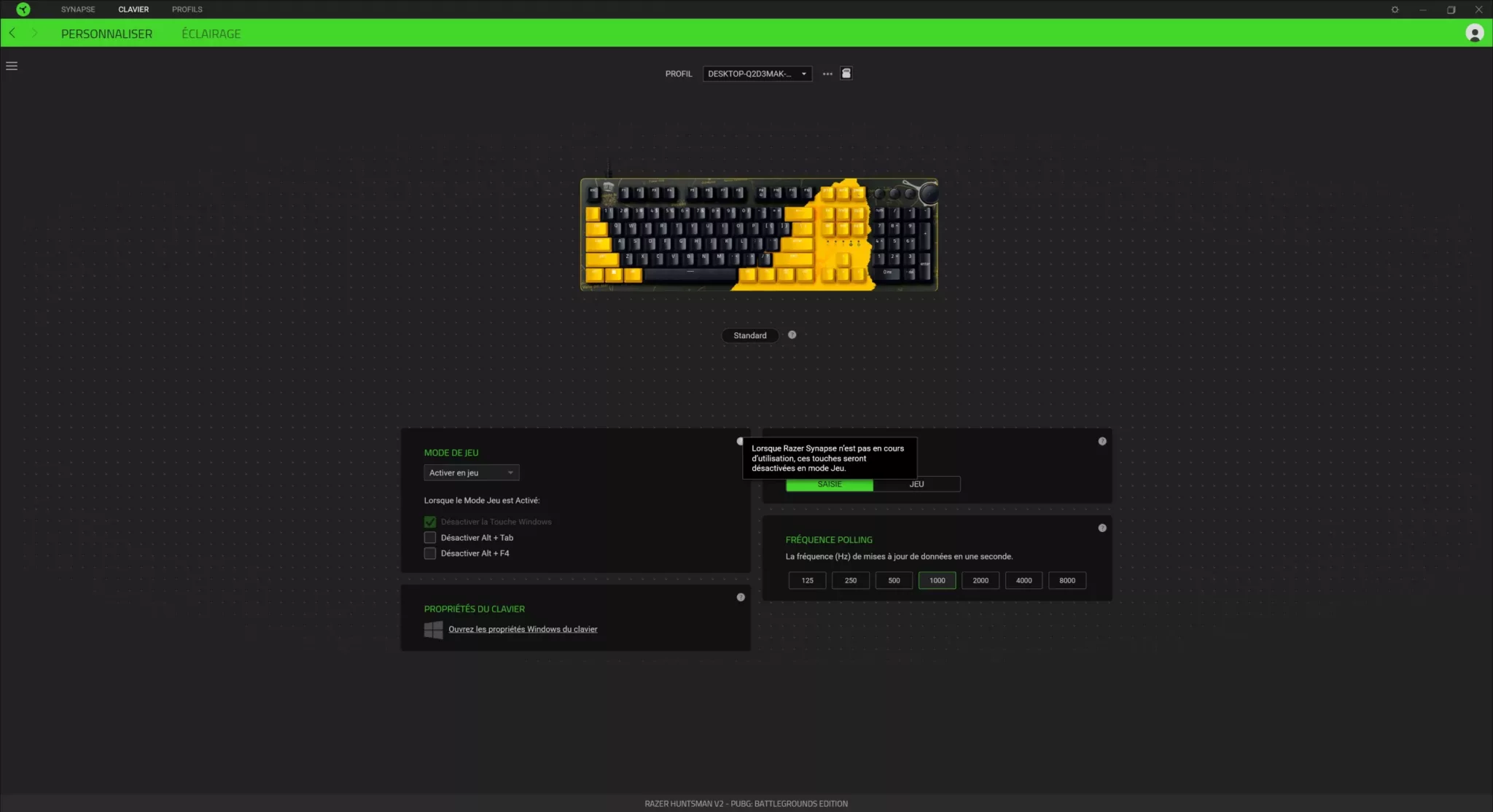 RAZER Huntsman Synapse 006