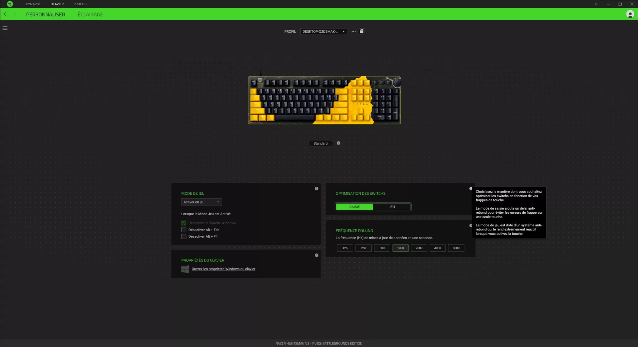 RAZER Huntsman Synapse 008