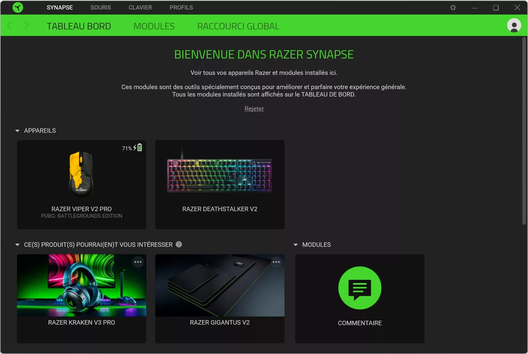 RAZER Viper V2 Pro PUBG Battleground Logiciel Synapse 1