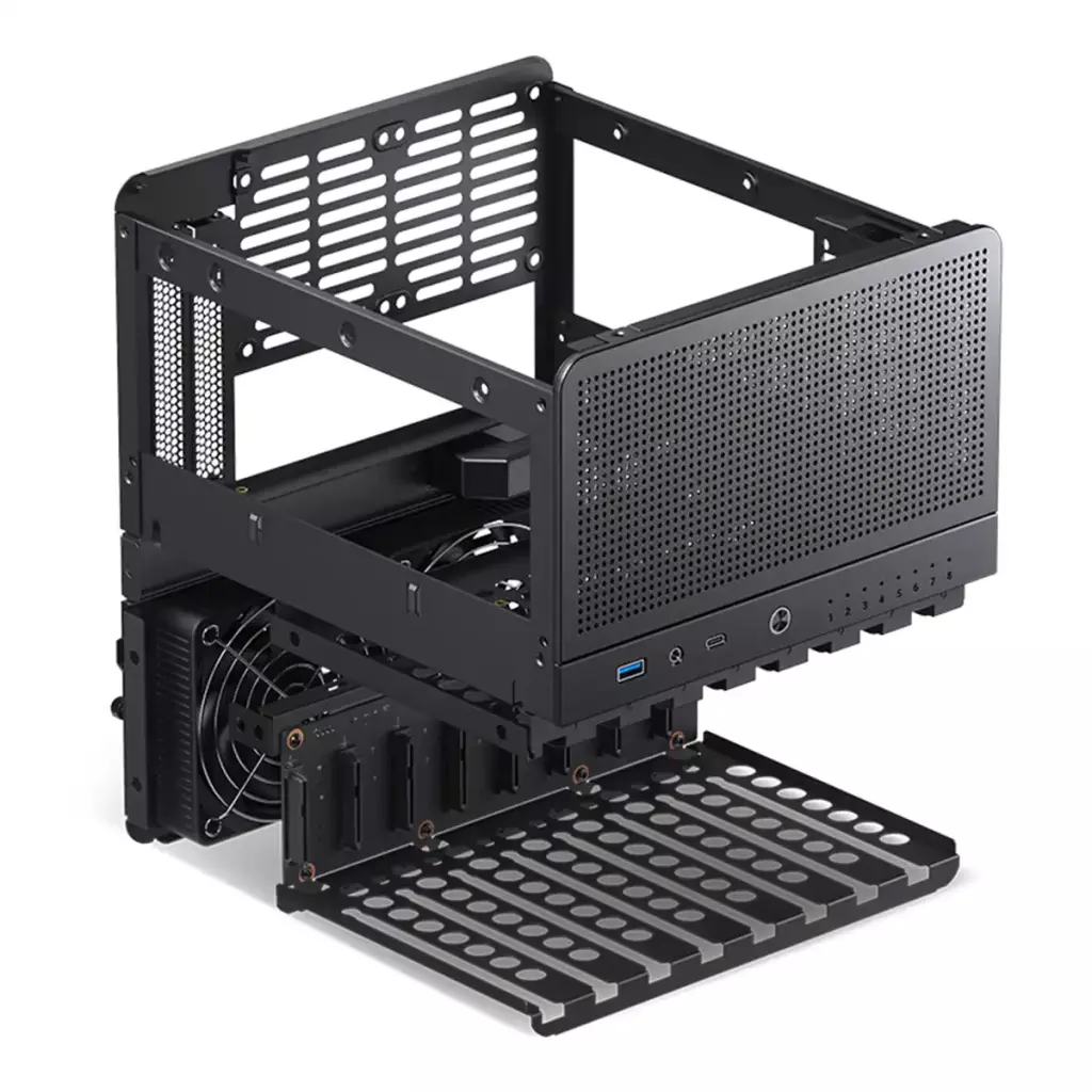 Du Mini-ITX pour accueillir 8 disques de 3,5", voici le JONSBO N3 6 boitier jonsbo n3 inside 2