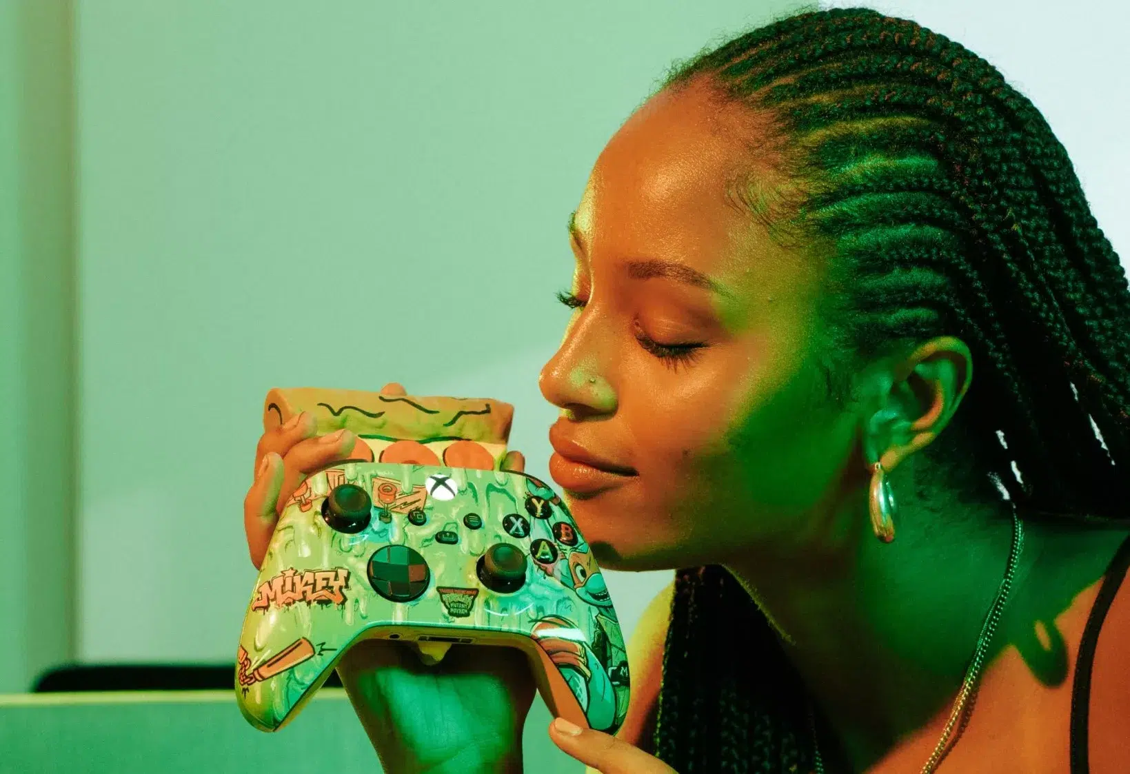 cowabunga manette xbox pizza