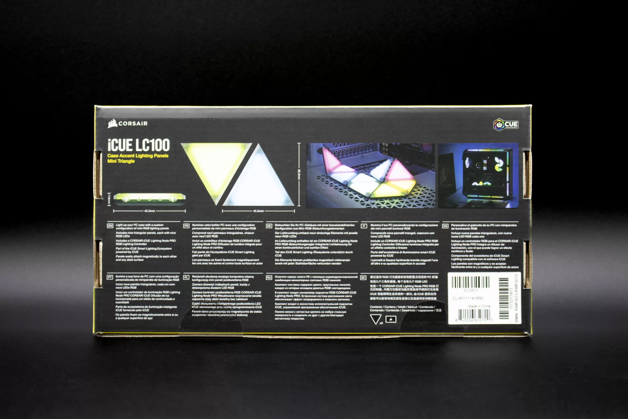 CORSAIR iCUE LC100 emballage dos