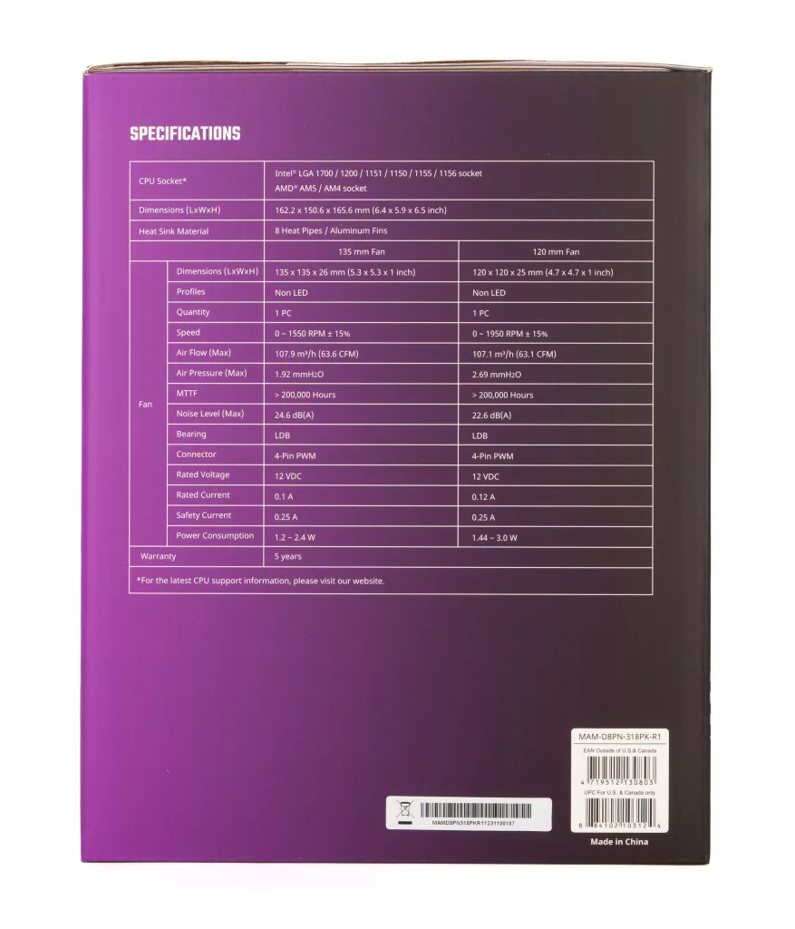 Cooler Master MA824 Stealth Boite droite