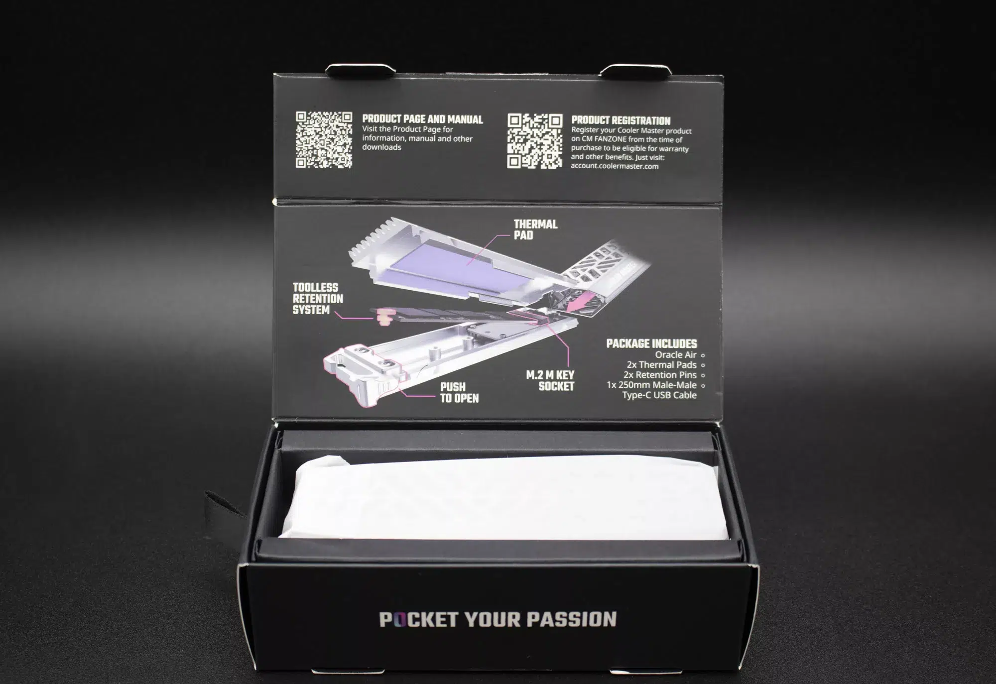 Cooler Master Oracle Air Ouverture