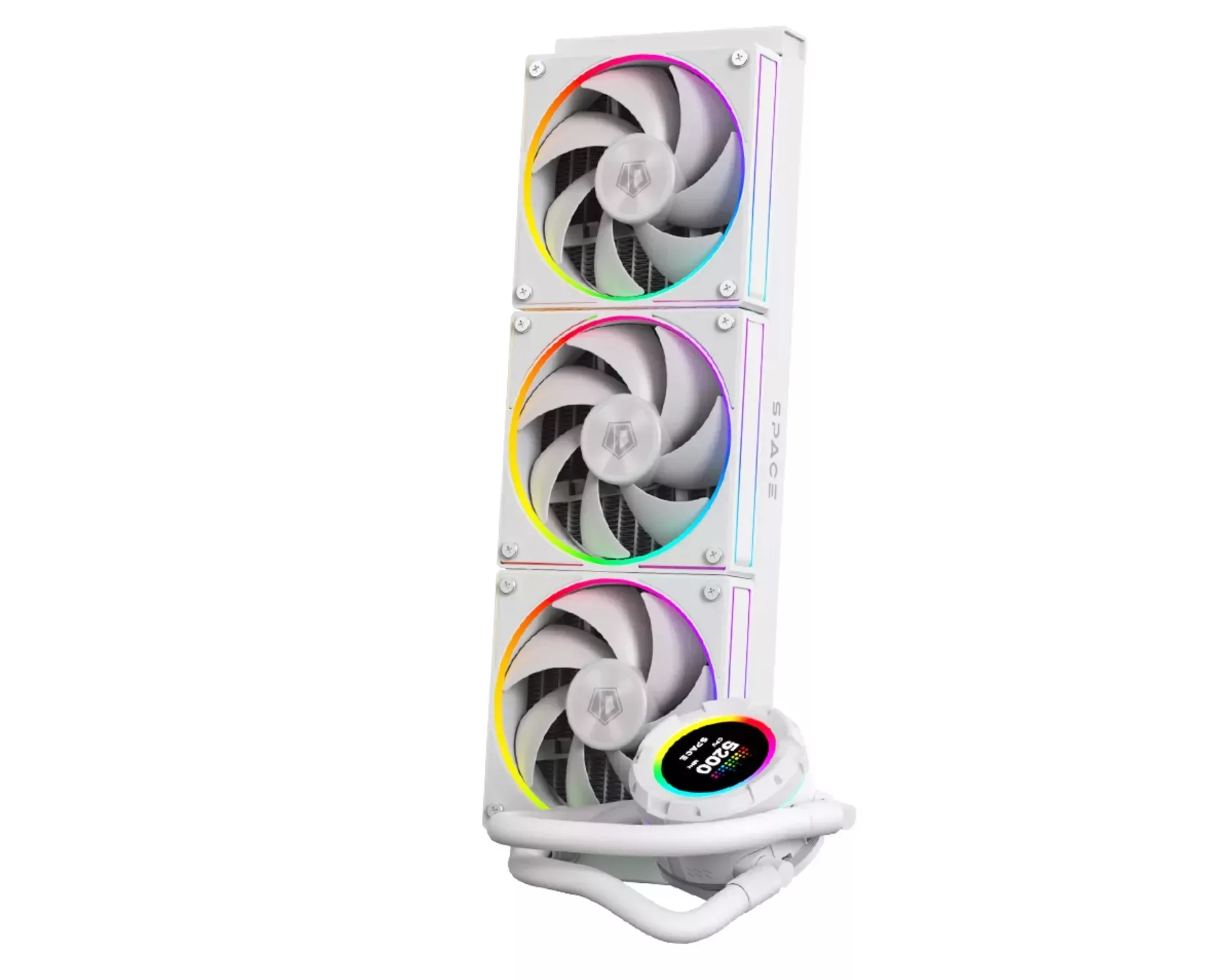 ID-Cooling équipe son nouvel AIO d'un écran LCD de 2,1" 3 ID Cooling Space LCD 360 blanc