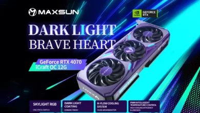 MAXSUN lance deux RTX 4070 : une version violette et une entièrement blanche 20 MAXSUN RTX 4070 icraft OC Couv