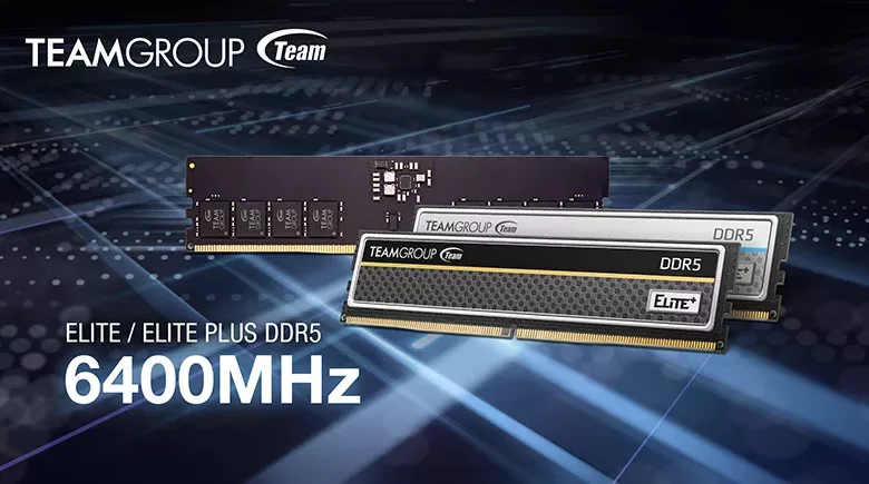 TEAMGROUP annonce les kits mémoire Elite et Elite Plus 1 TeamGroup DDR5 Elite bannière