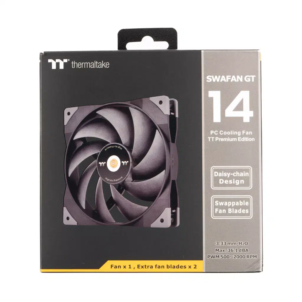 Thermaltake Swafan GT14 boite face avant