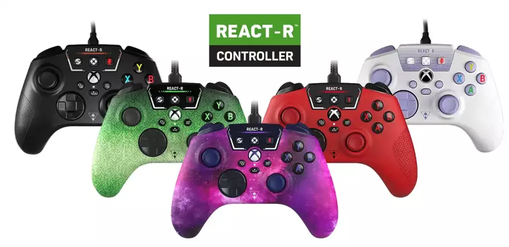 Contrôleur Turtle Beach REACT-R, trois nouveaux coloris pour la Xbox 2 controleur turtle beach react r