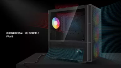 DEEPCOOL dévoile les boîtiers CH560 et CH560 Digital 4 deepcool ch560 digital
