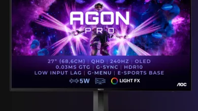 AGON PRO AG276QZD, un moniteur de jeu OLED compétitif 22 ecran aoc agon pro ag276qzd 2