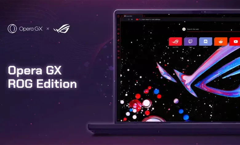 navigateur opera gx rog edition