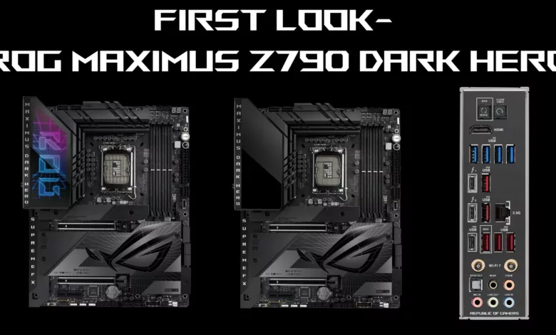 ASUS lance la ROG Maximus Z790 Dark Hero 1 rog maximus z790 dark hero cover