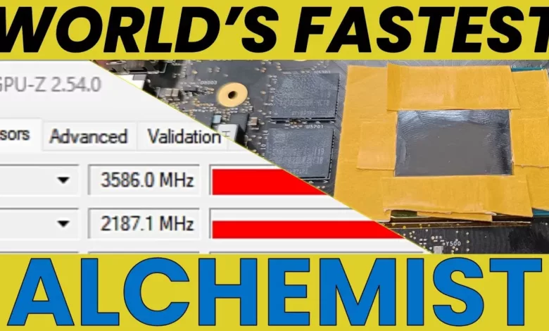 Une Intel Arc A770 "Alchemist" overclocké au-delà de 3,5 GHz 1 Video Thumbnail: World's Fastest Intel Alchemist