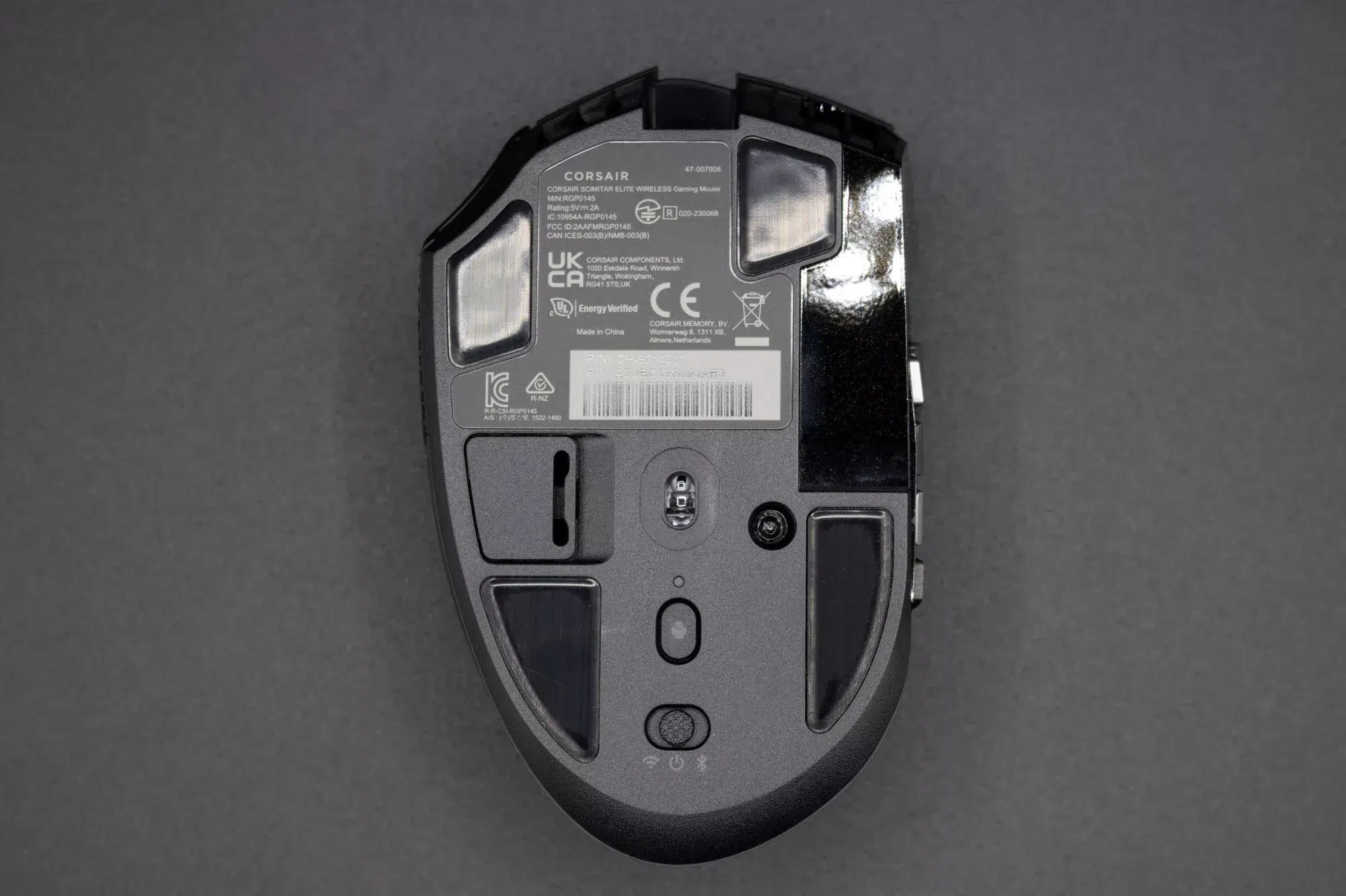 CORSAIR SCIMITAR ELITE Wireless dessous