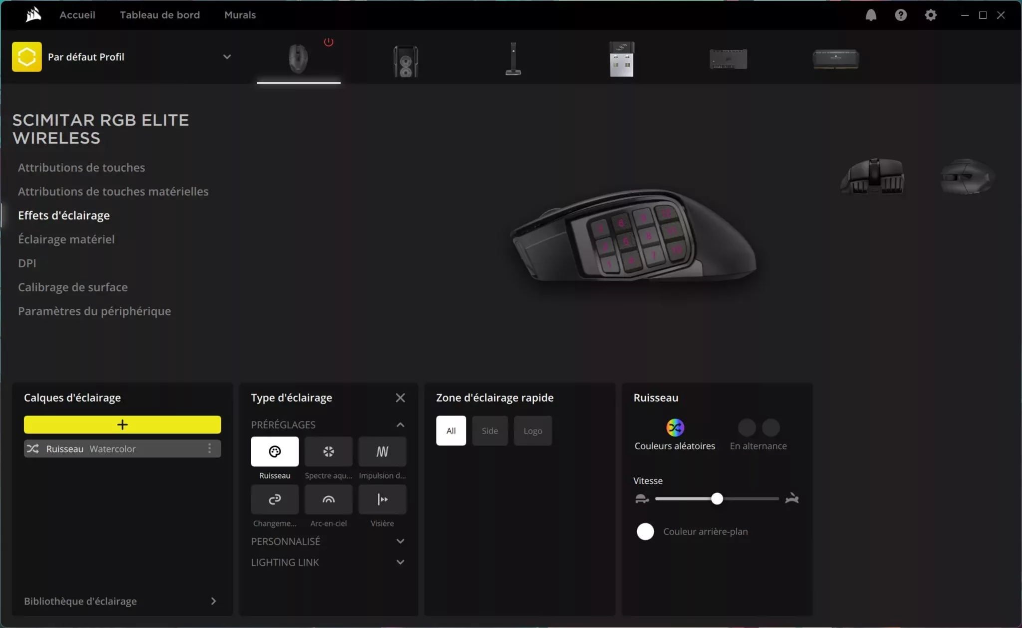CORSAIR SCIMITAR ELITE Wireless iCUE 10