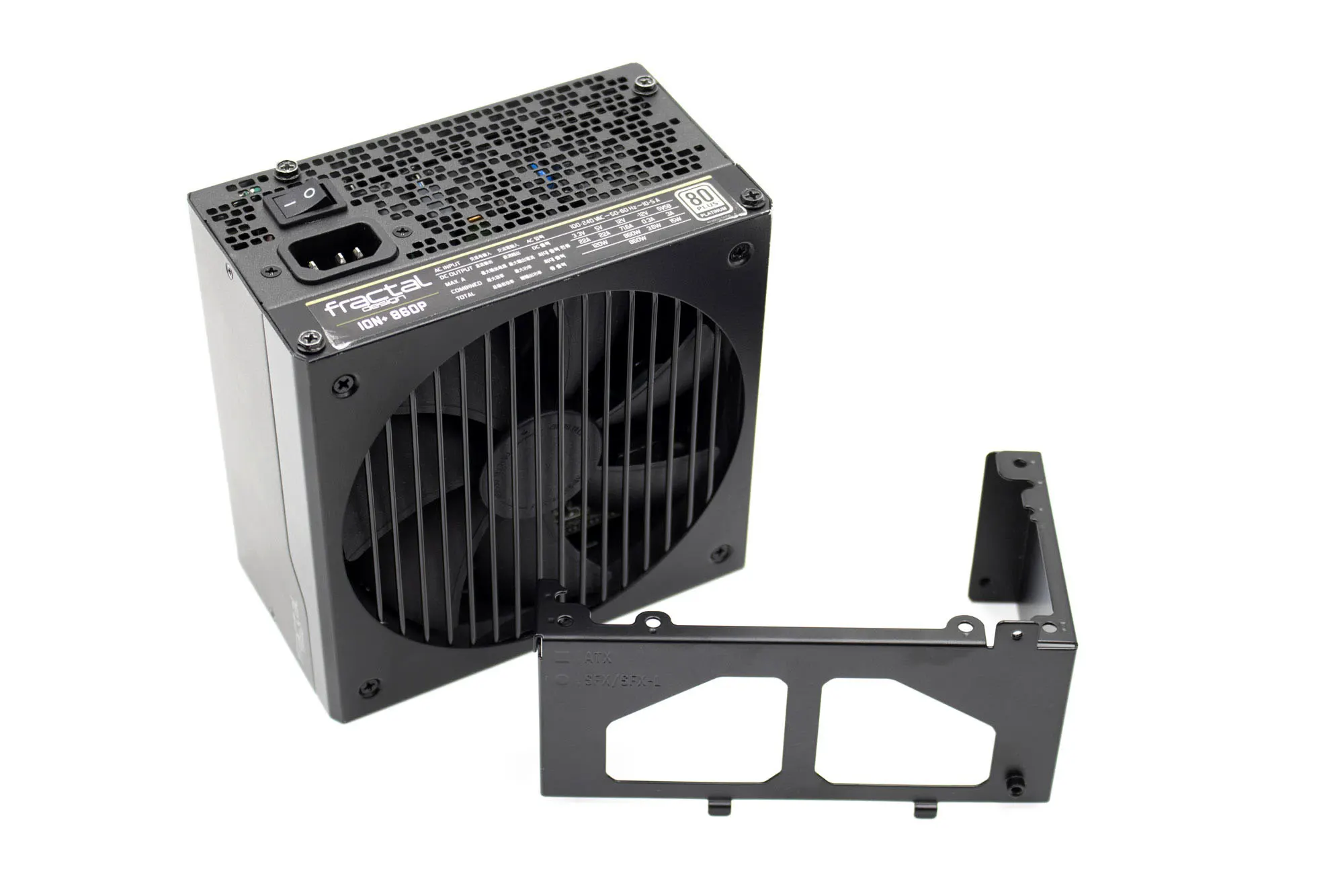 Cooler Master QUBE500 Flatpack alimentation support 1