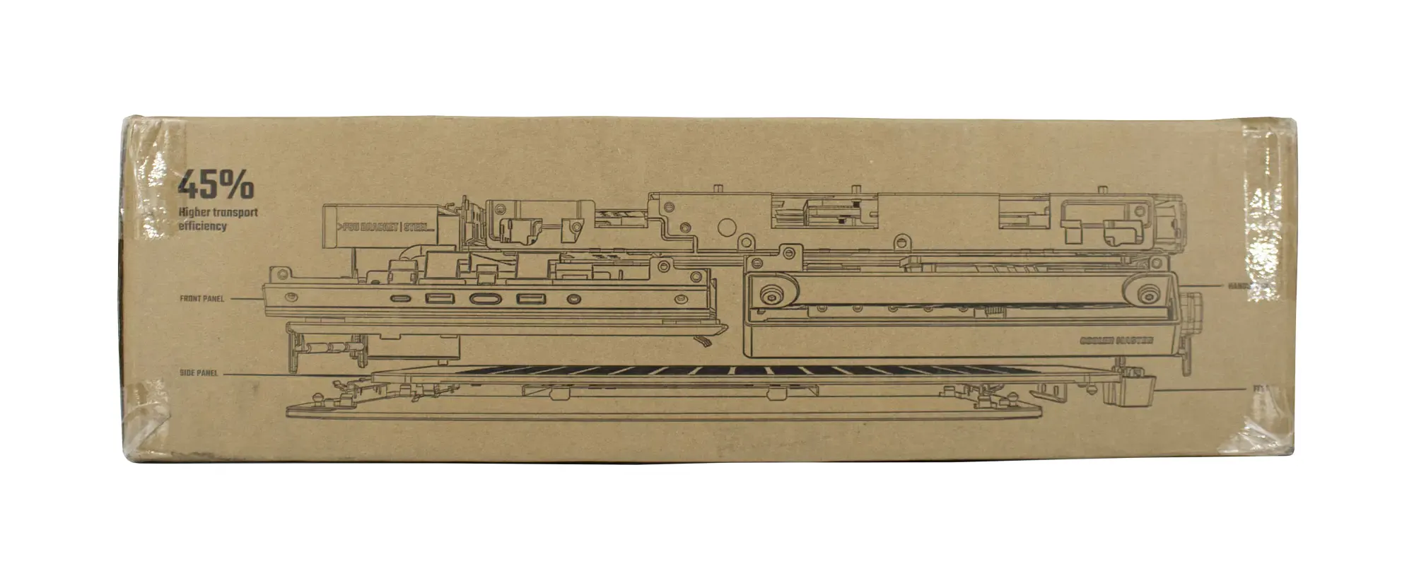 Cooler Master QUBE500 Flatpack emballage côté 4