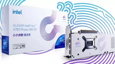 Les Asian Games sont l'occasion pour GUNNIR de sortir deux GPU ARC 5 GUNNIR ARC A750 Couv