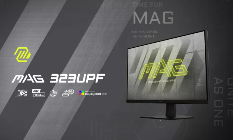 MSI MAG 323UPF Couv