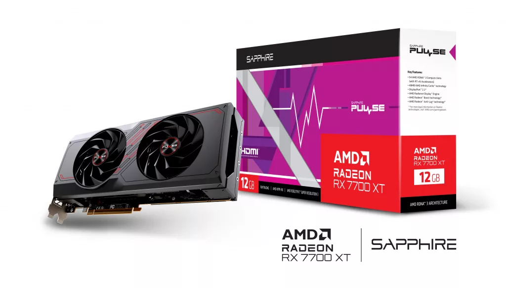 Sapphire proposera une Radeon RX 7800 XT MBA 4 Sapphire RX7700XT PULSE 2Fan Full Box