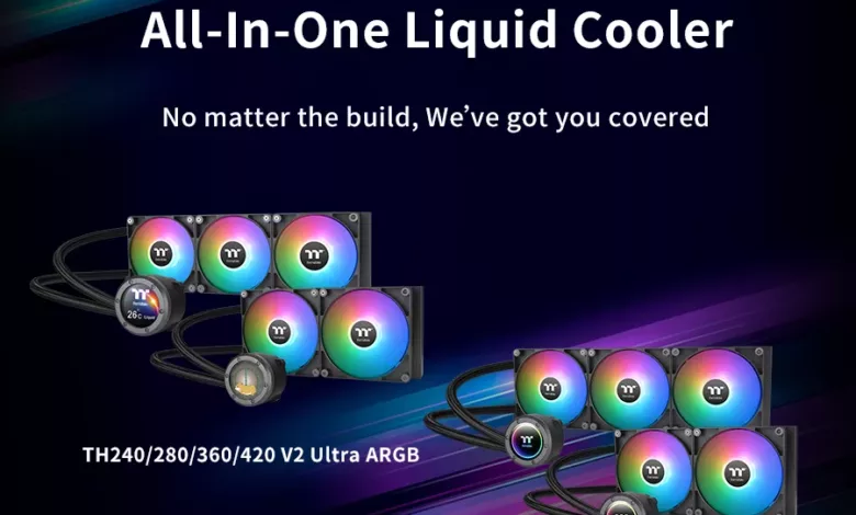Thermaltake Releases the Upgraded TH V2 ARGB Sync AIO Liquid Cooler Series 1