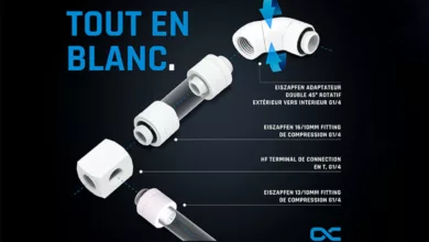 Raccords Alphacool Eiszapfen White 9 alphacool fittings white