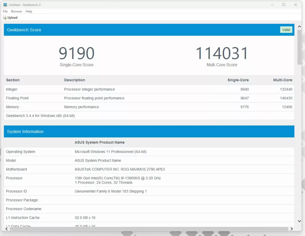 geekbench 3 4 gskill