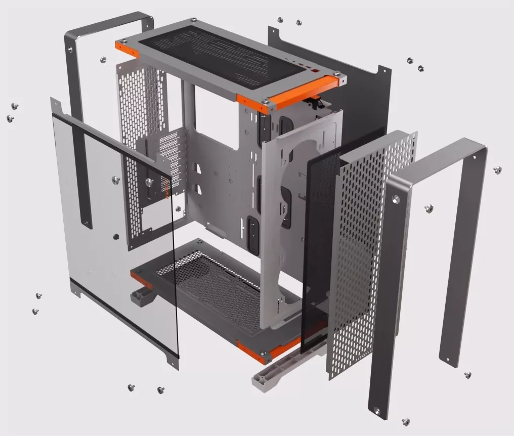 InWin Dévoile DUBILI en Titanium Grey et Champagne Gold 2 inwin dubili full eclate