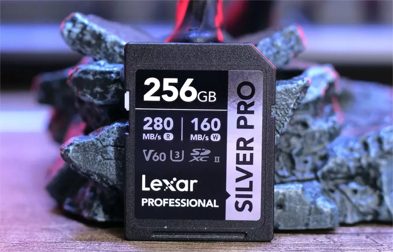 Sdxc Memory Card Lexar Professional Silver Plus 256GB 128GB 64GB