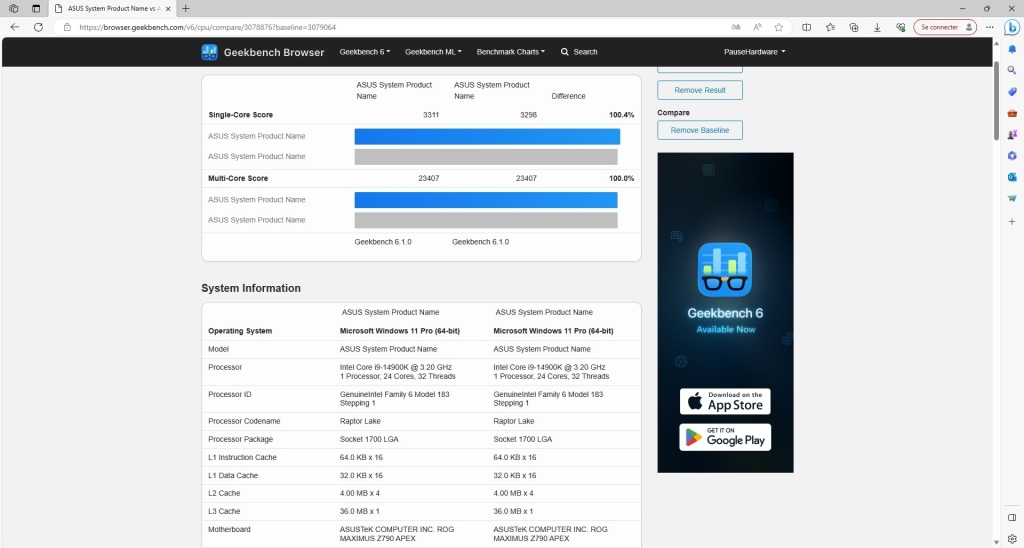 14900k geekbench 6