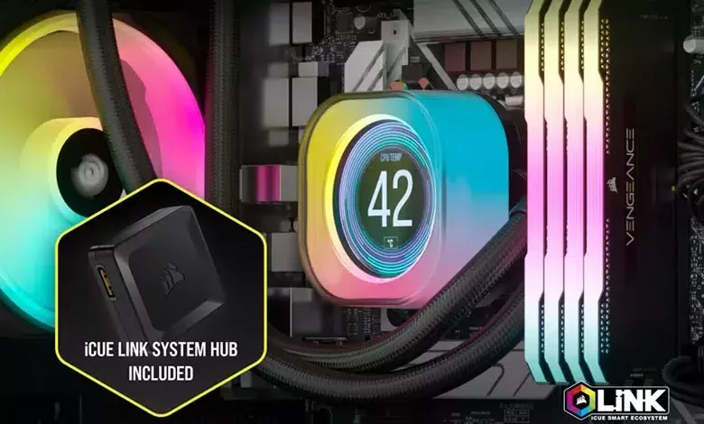 CORSAIR ajoute un AIO à sa gamme de produits iCUE LINK 1 AIO iCUE LINK couv