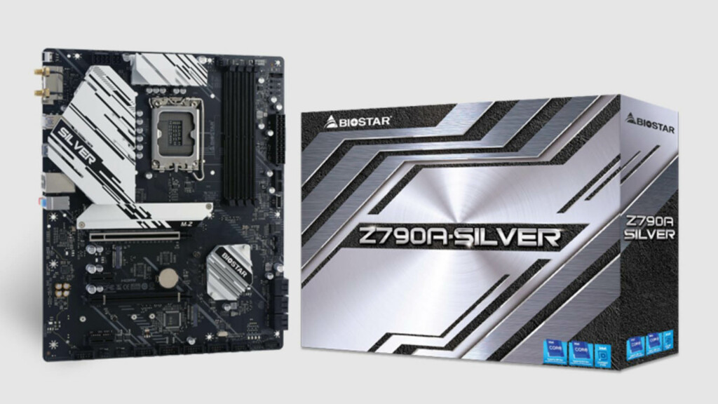 BIOSTAR propose une série de cartes mères prêtes à accueillir le Intel Core i9-14900K 3 Cartes mères Biostar Z790A Silver