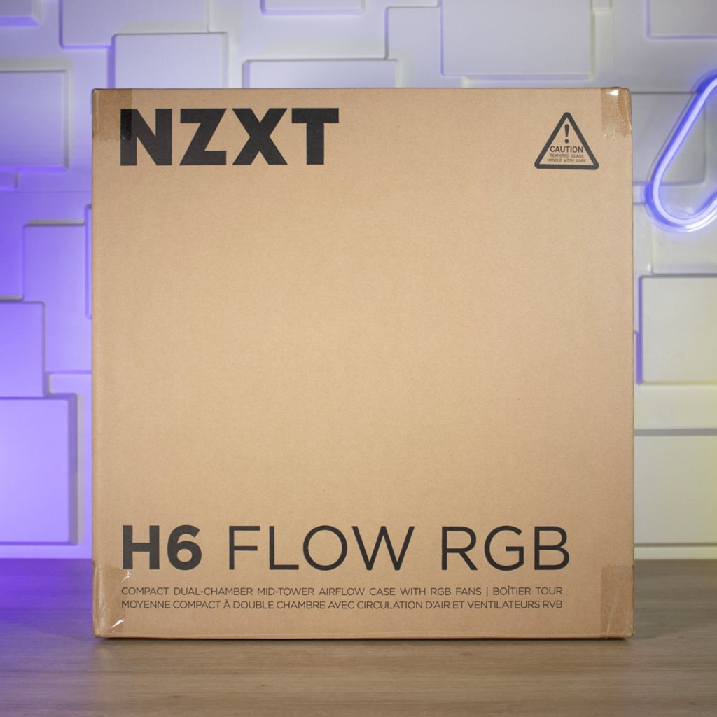 NZXT H6 Flow RGB emballage dos