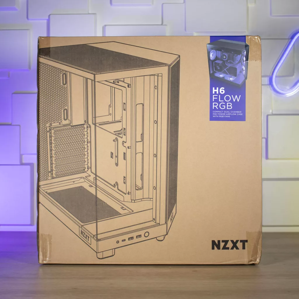 NZXT H6 Flow RGB emballage face