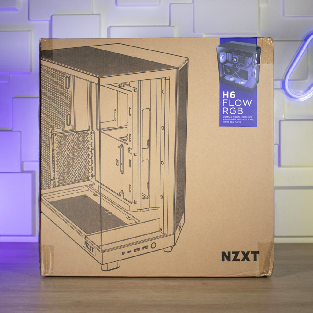 NZXT H6 Flow RGB emballage face