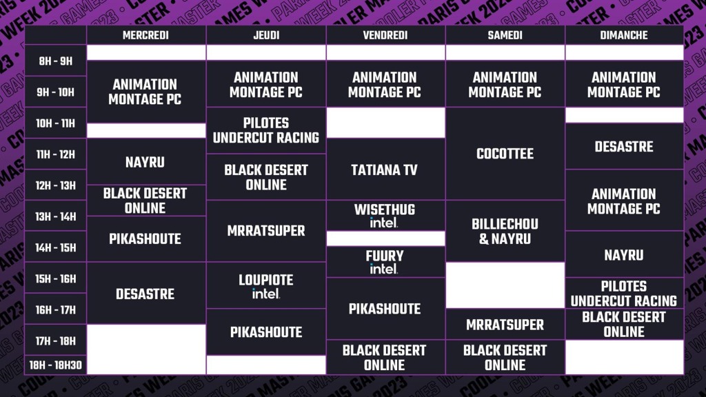 Cooler Master sera présent à la Paris Games Week 2023 2 PGW Cooler Master programme