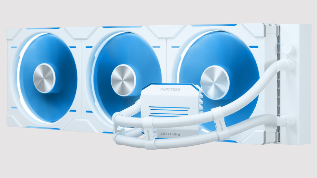 Phanteks ajoute le modèle 420 mm à sa gamme d'AIO Glacier One D30 4 Phanteks AIO D30 420 blanc