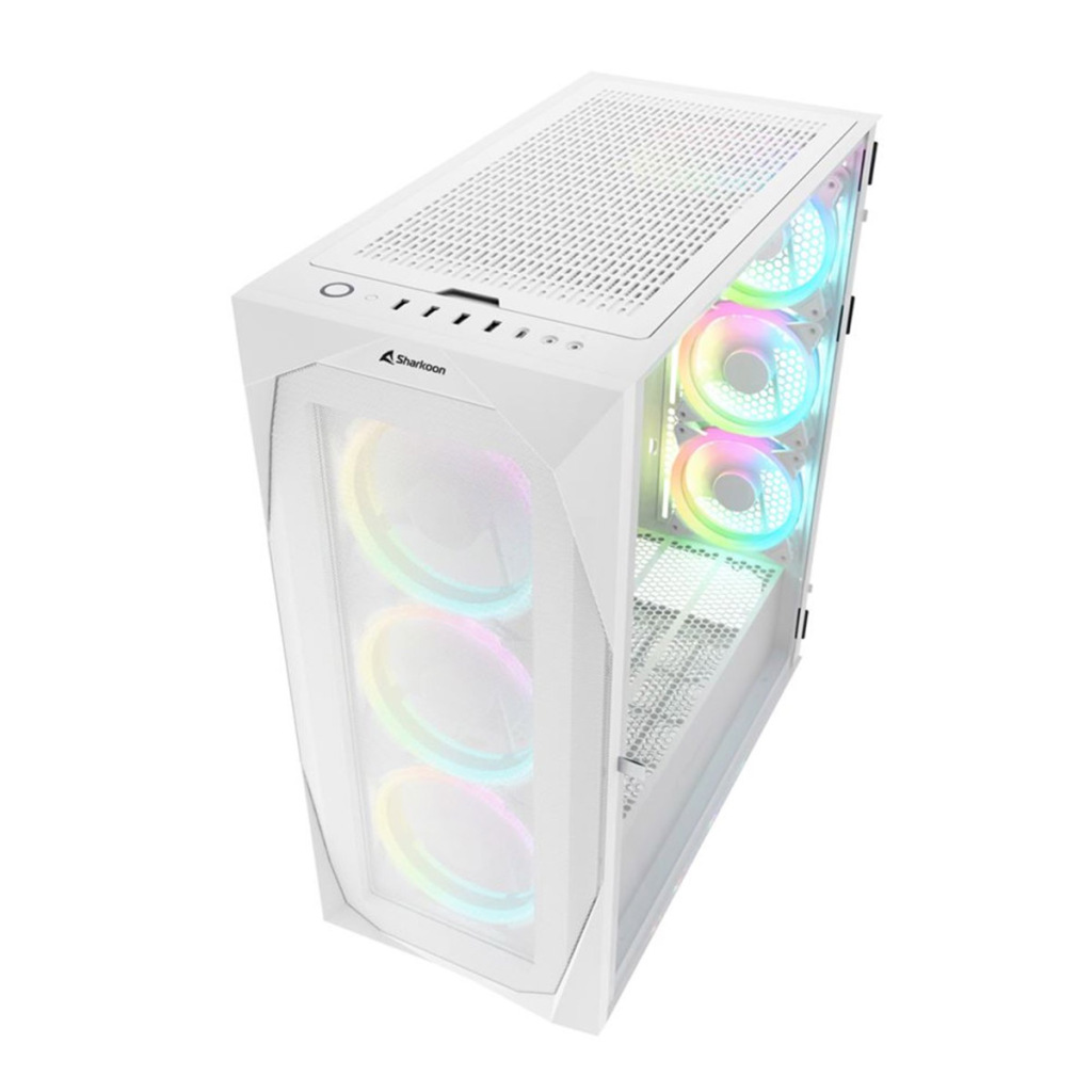 L'imposant boîtier Sharkoon REV300 se met au blanc 3 Sharkoon REV300 blanc 1