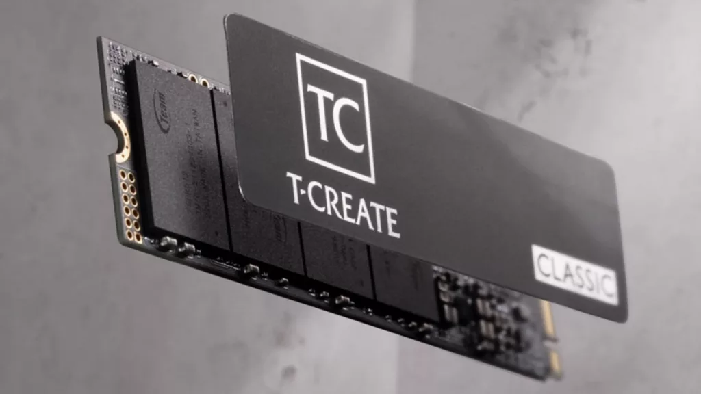 Teamgroup SSD PCIe 4 T CREATE CLASSIC C4 Series heatsink