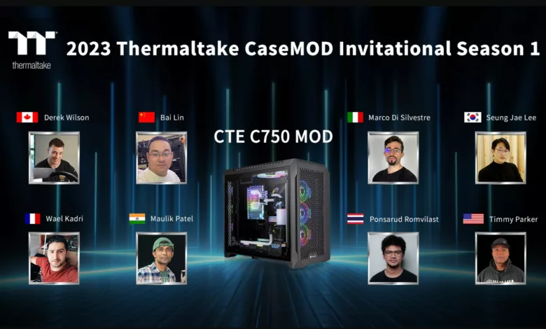 Le Thermaltake CaseMOD Invitational 2023 revient avec huit des meilleurs moddeurs mondiaux 1 Thermaltake Case Mod Couv
