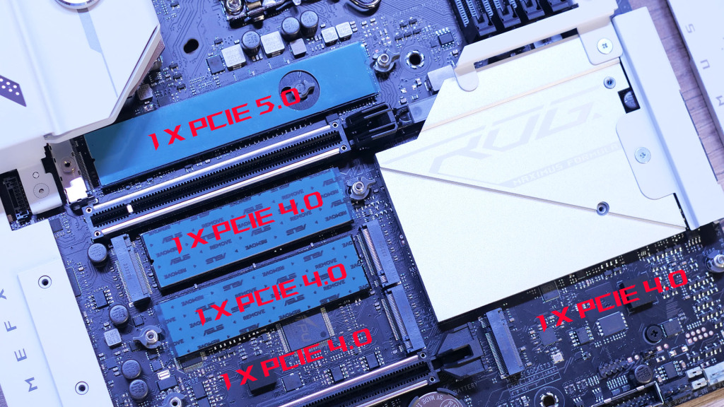 asus rog maximus z790 formula ports pcie ssd m2