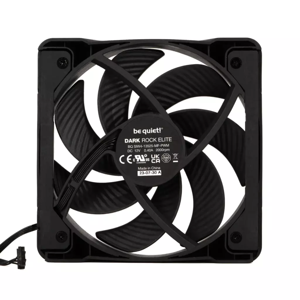 be quiet Dark Rock Elite ventilateur externe dos