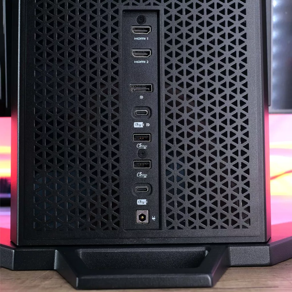corsair xeneon flex 45wqhd240 connectiques 01