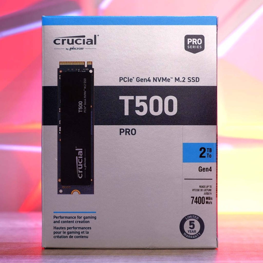 crucial t500 emballage face