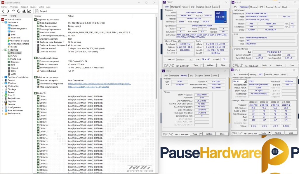 intel core 14900k specs