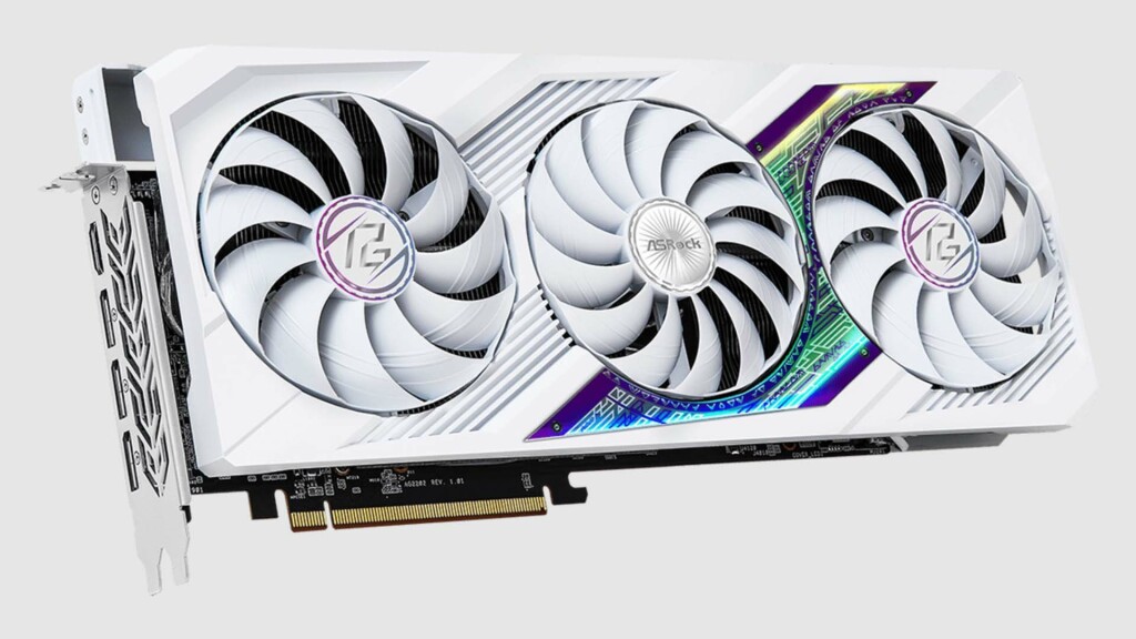Voici la version blanche de la ASRock Radeon RX 7900 XT Phantom Gaming 2 ASRock Radeon RX 7900 XT Phantom Gaming White 3 quarts