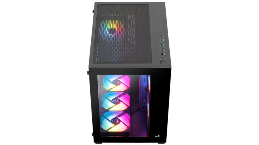 Boîtier Aerocool Dryft : du verre trempé sur deux parois 3 Aerocool Dryft dessus