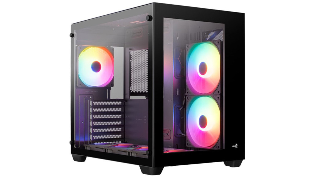 Boîtier Aerocool Dryft : du verre trempé sur deux parois 2 Aerocool Dryft face